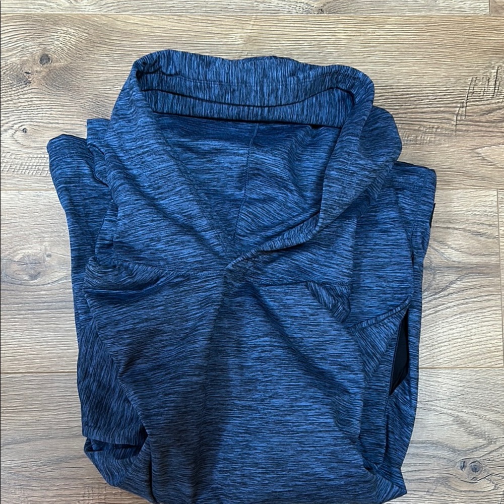 Abercrombie & Fitch Heathered Navy Pullover
